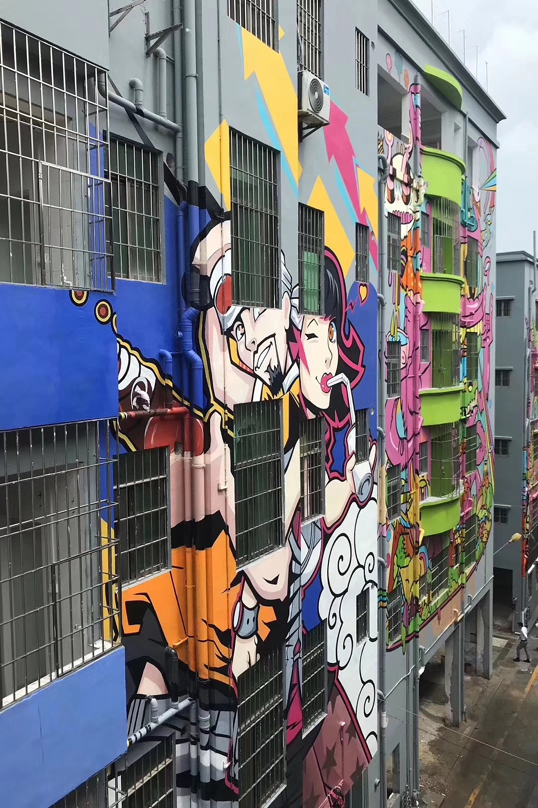 四川成都羽墨彩绘墙绘涂鸦壁画手绘墙画彩绘