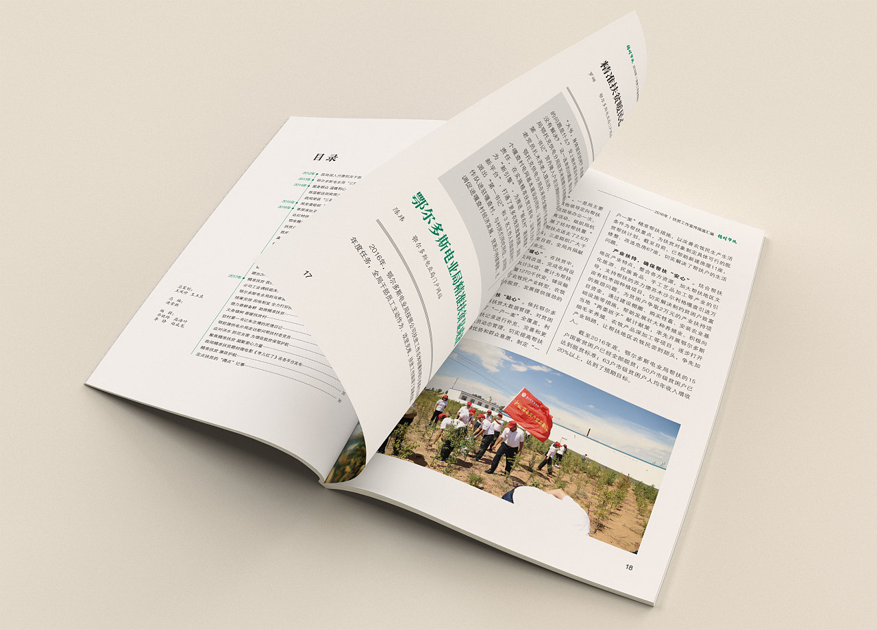扶贫画册设计--衡水朗维设计