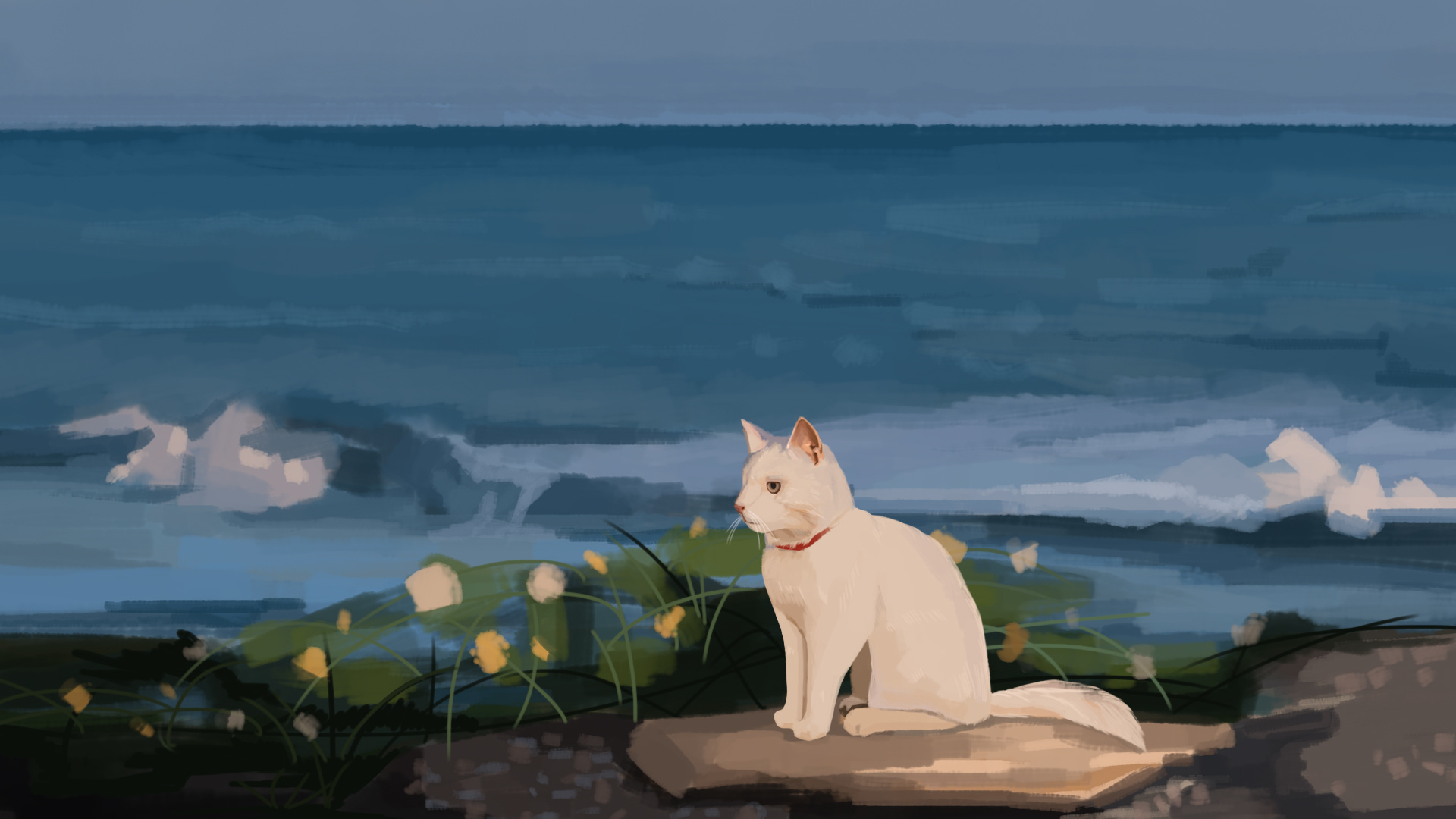 速涂之会有猫的|插画|插画习作|heg0 - 临摹作品 - 站酷 (zcool)