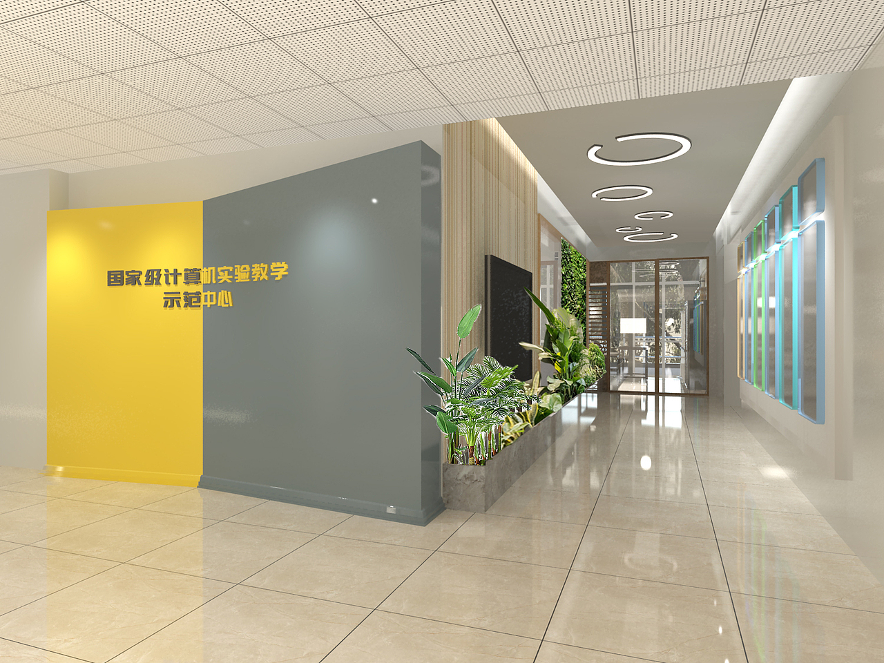 科技与信任，从一个计算机学院的室内设计开始。（图ZMTU4NTAzMzI0） - 家装设计 - 站酷设计师学徒佳枫原创素材 - 站酷ZCOOL