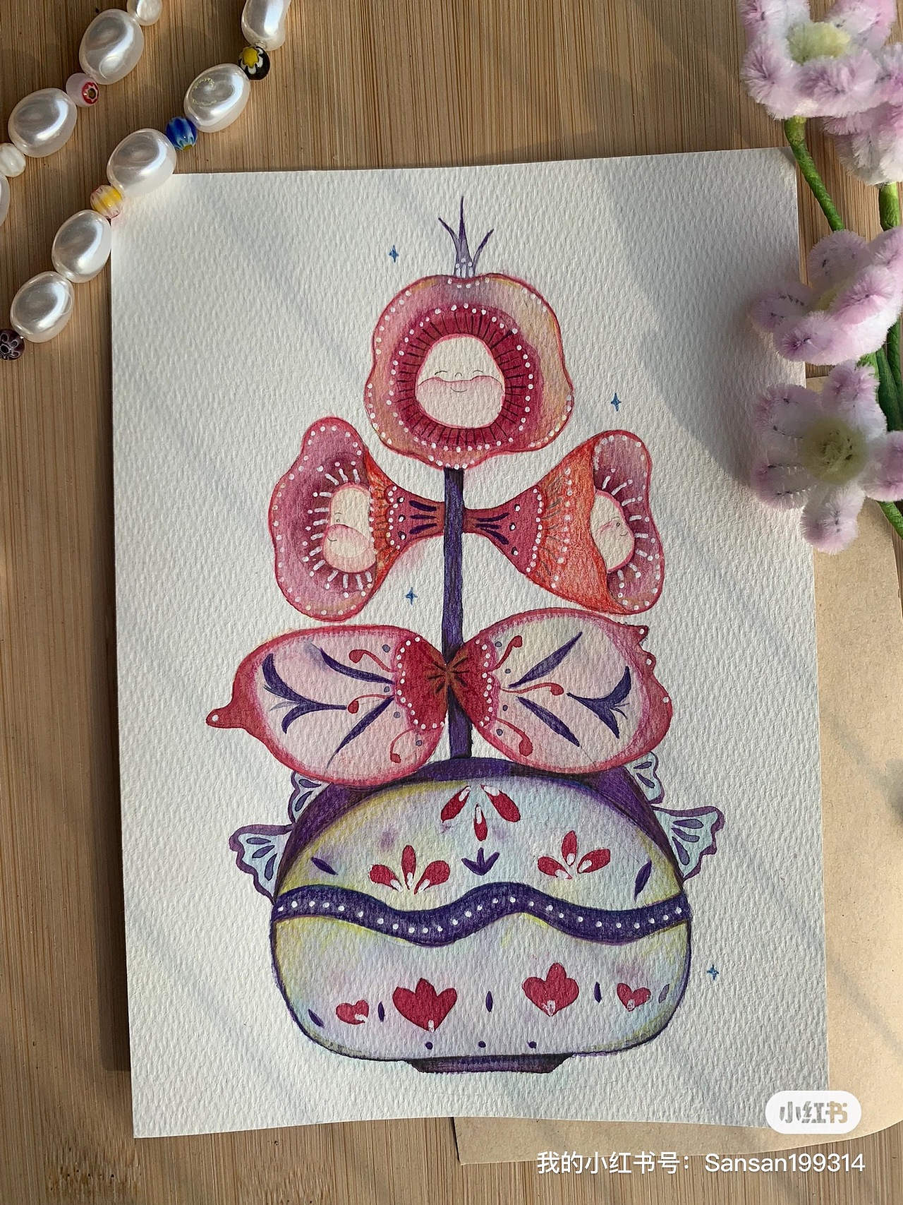 水彩插画（图ZMzQyOTE1NDky） - 艺术插画 - 站酷设计师三山shanshan原创素材 - 站酷ZCOOL