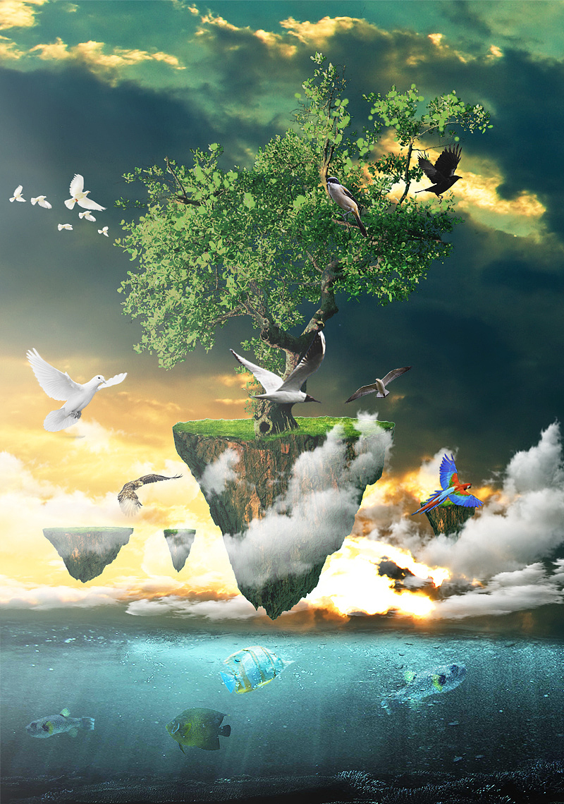 合成海報（圖ZMTE1NDQwNTQw） - 海報 - 站酷設(shè)計師DesignArt11原創(chuàng)素材 - 站酷ZCOOL