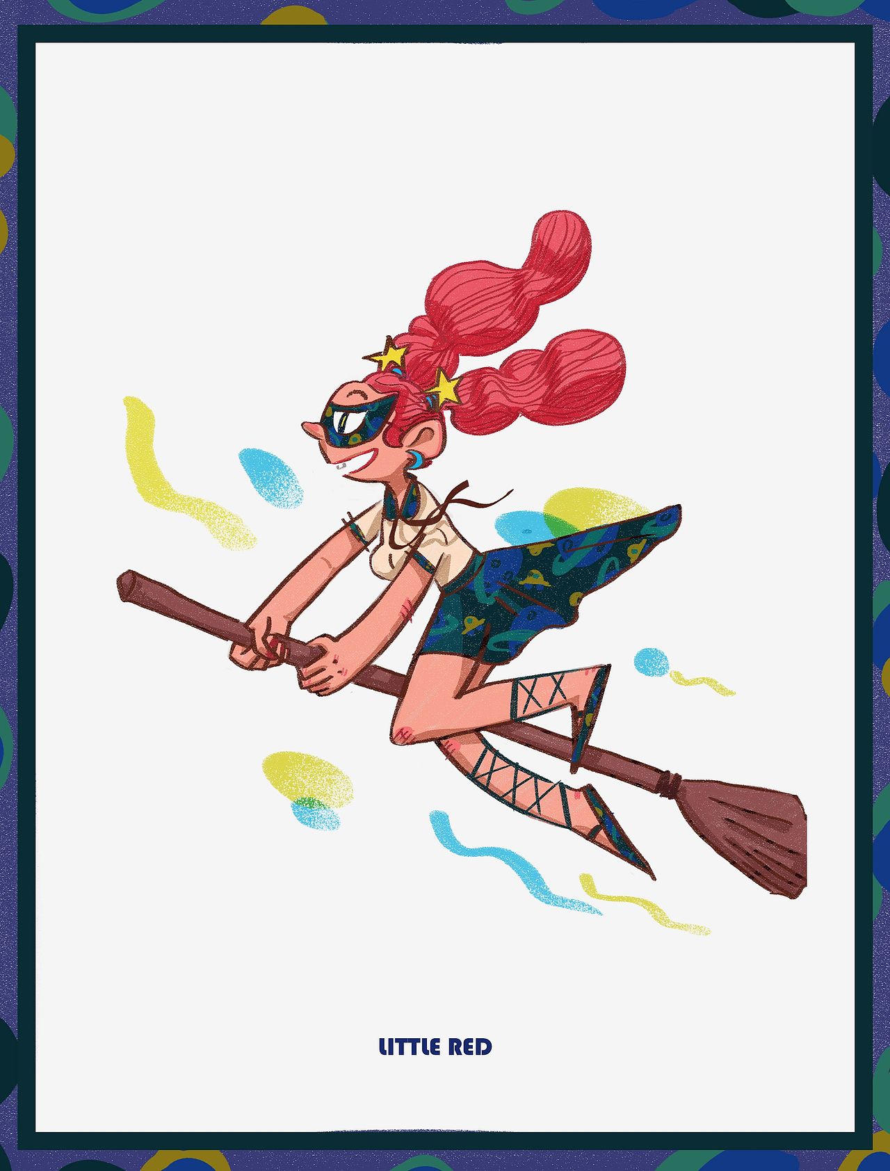 女巫（图ZMTI4MjAwMDMy） - 商业插画 - 站酷设计师小红人red原创素材 - 站酷ZCOOL