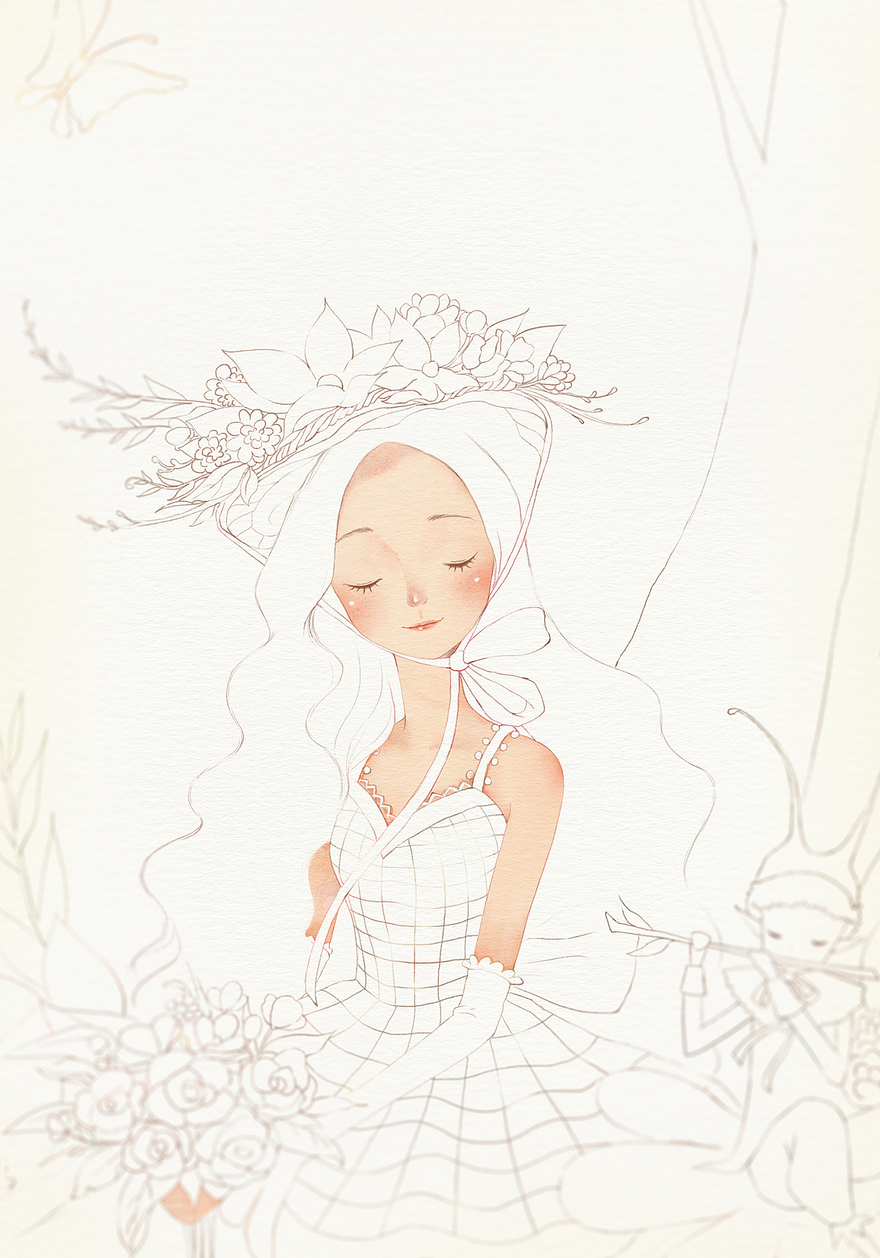 林中精灵（图ZOTkwMTUwNDQ=） - 商业插画 - 站酷设计师颜葉原创素材 - 站酷ZCOOL