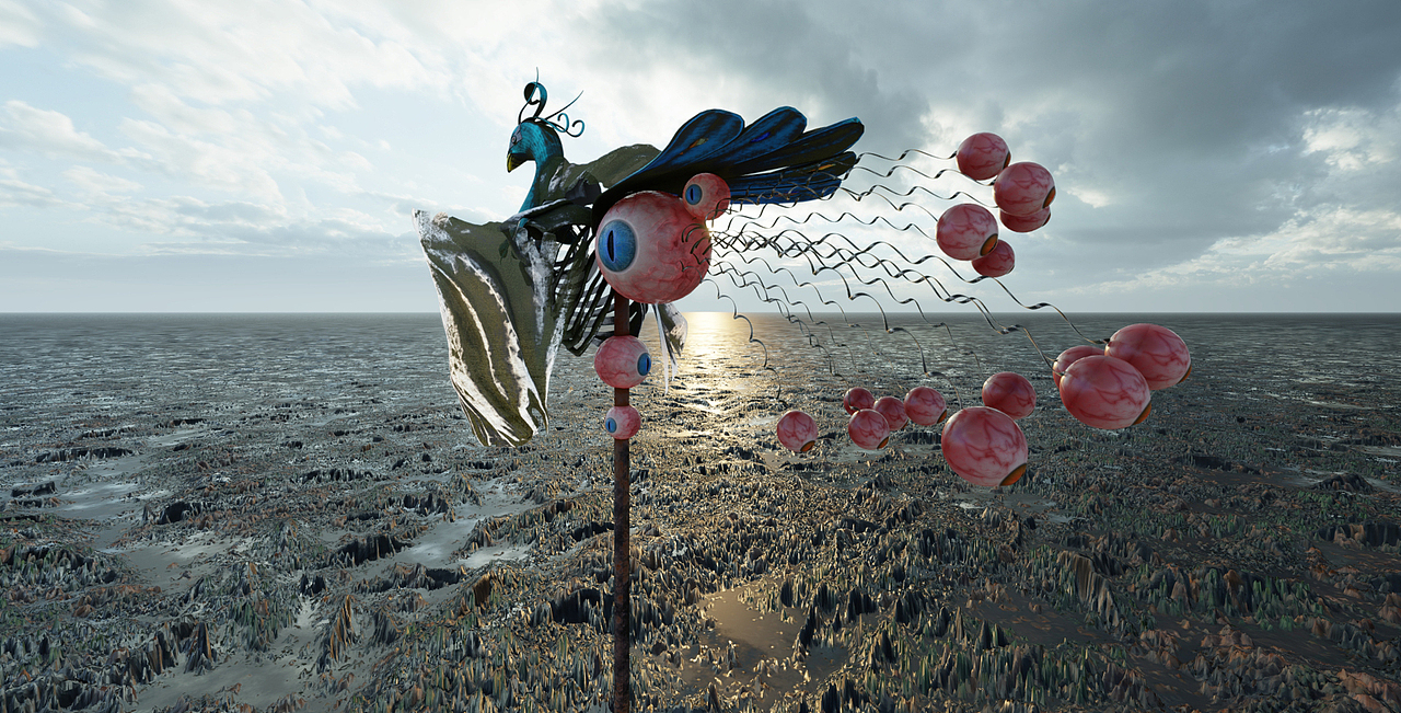 恐怖孔雀（图ZMjc0MzE1Nzcy） - 人物/生物 - 站酷设计师猴急设计创始人原创素材 - 站酷ZCOOL