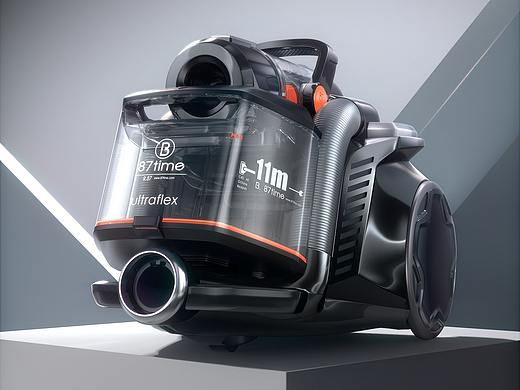 @B-全新吸尘器 BISU C4D OC 产品表现