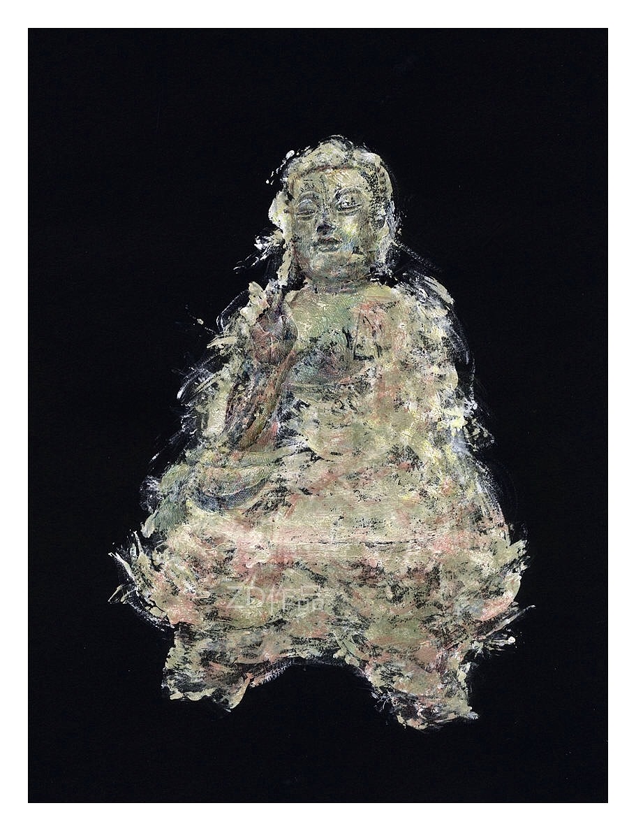 圆珠笔画《南无》（图ZNzQ1NTg0NDg=） - 绘画 - 站酷设计师AisinGioroZD周丹原创素材 - 站酷ZCOOL