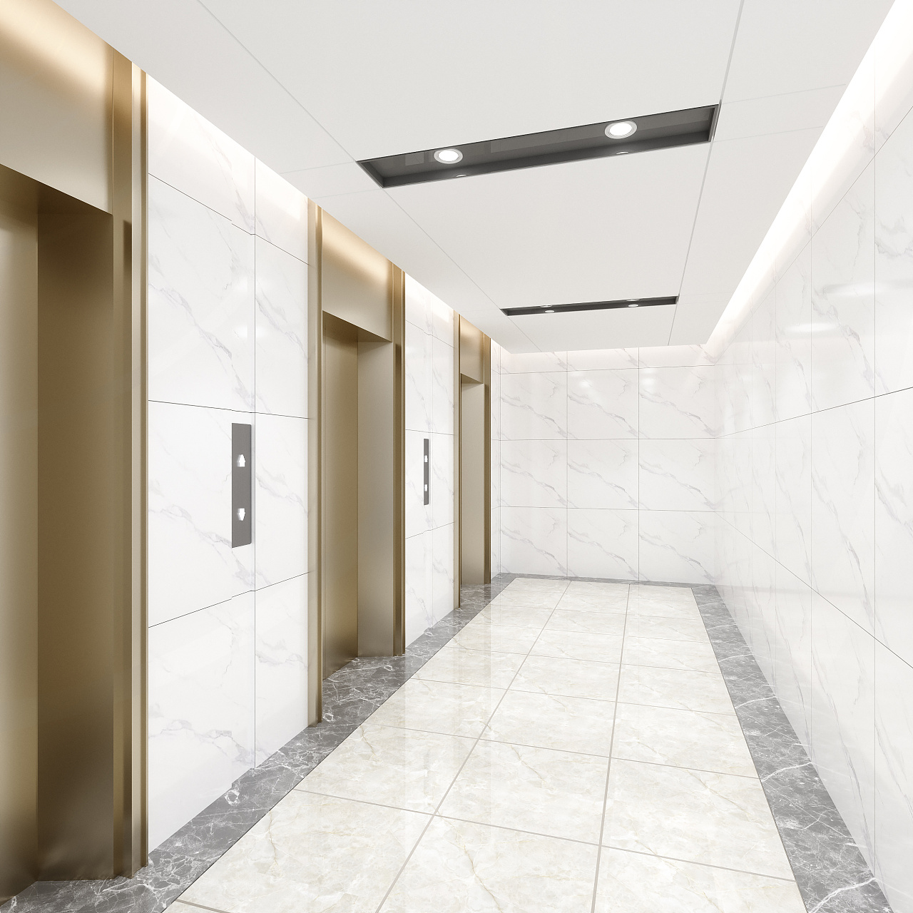公寓电梯厅