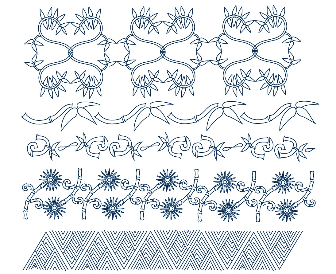 竹纹样设计(文创)