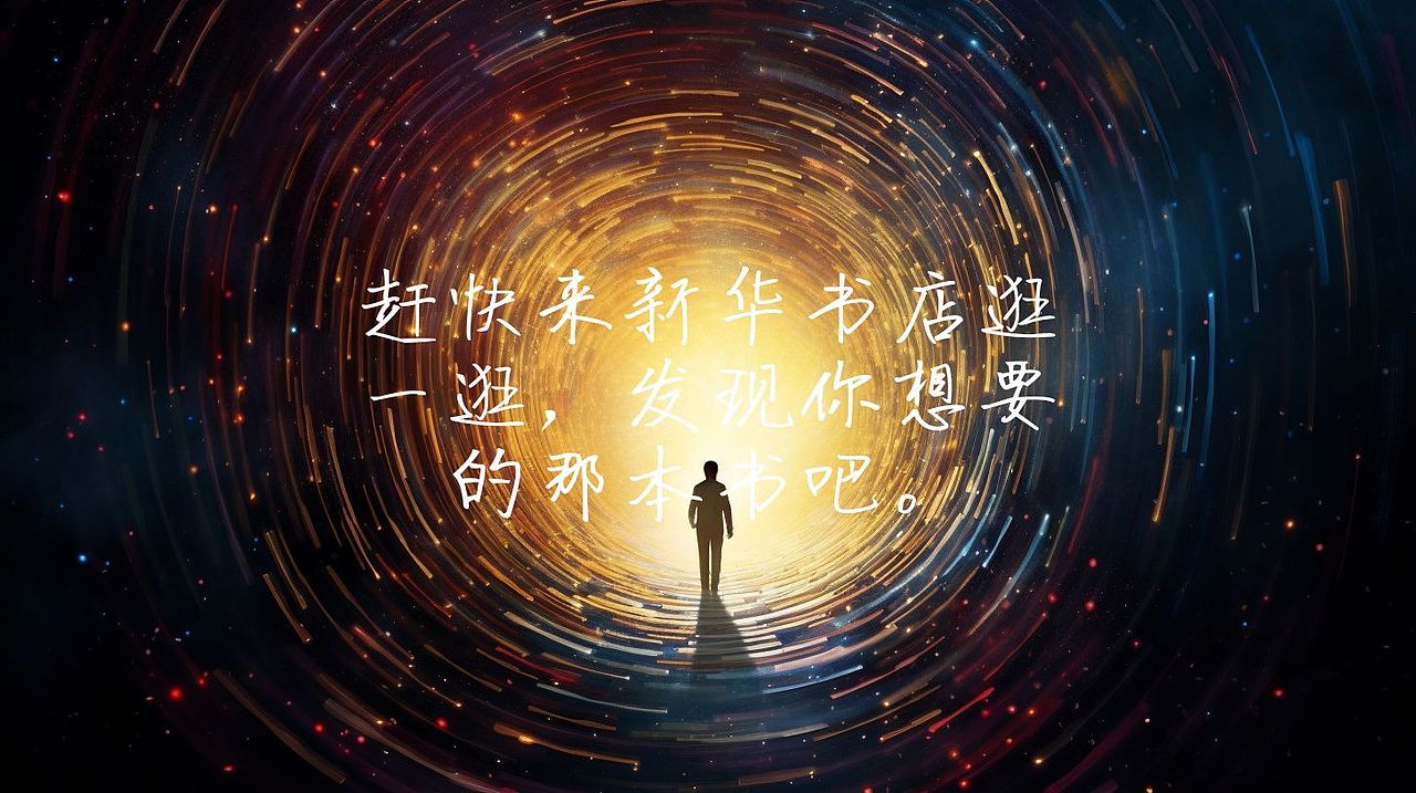 大脑像火箭一样发射新华书店海报
