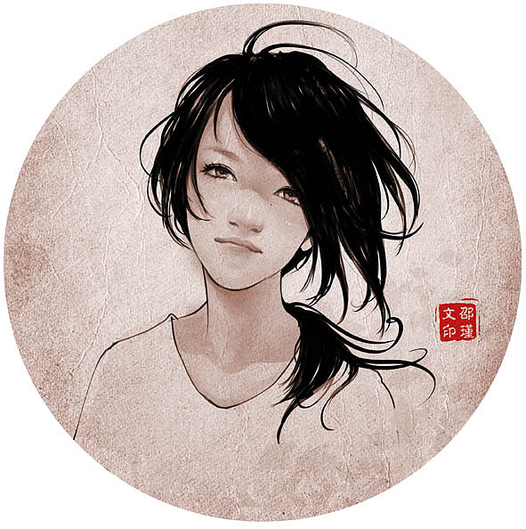 邵瑾雯的个性比较直爽，喜欢美的东西，我借鉴了dahlia的风格。