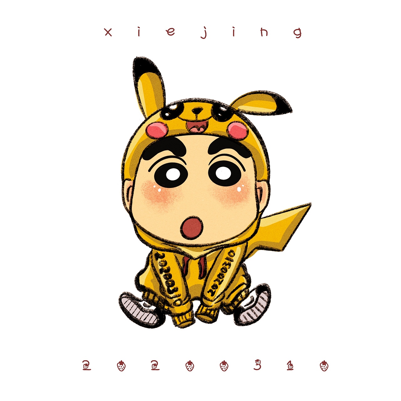 我把蜡笔小新的盲盒给画出来了 萌出血（图ZMTk5MzkzNTQ0） - 儿童插画 - 站酷设计师xiejing静原创素材 - 站酷ZCOOL