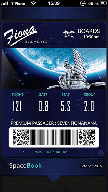 界面【太空飞船船票】