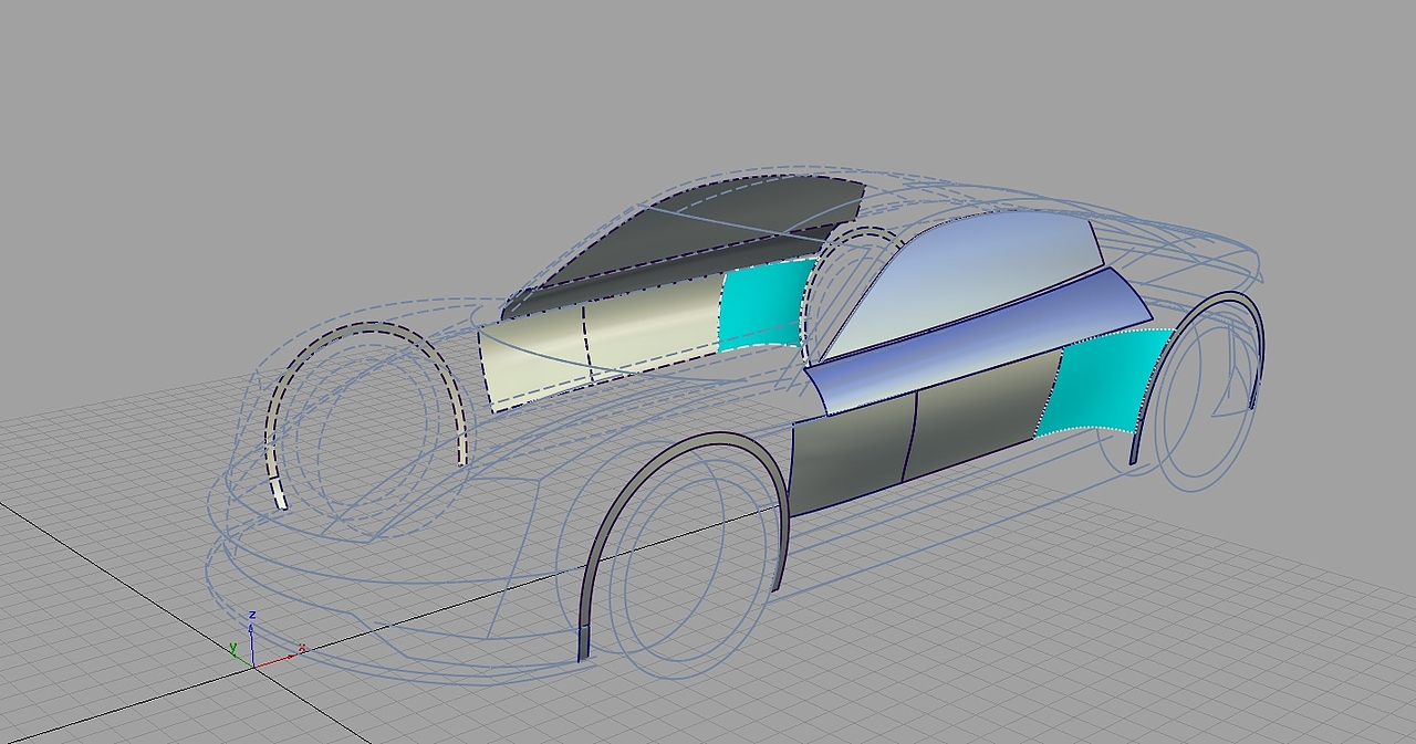Porsche-Mission-E纯效果图Alias建模教程（图ZOTM3OTYwNzI=） - 机械/交通 - 站酷设计师Adleyou原创素材 - 站酷ZCOOL