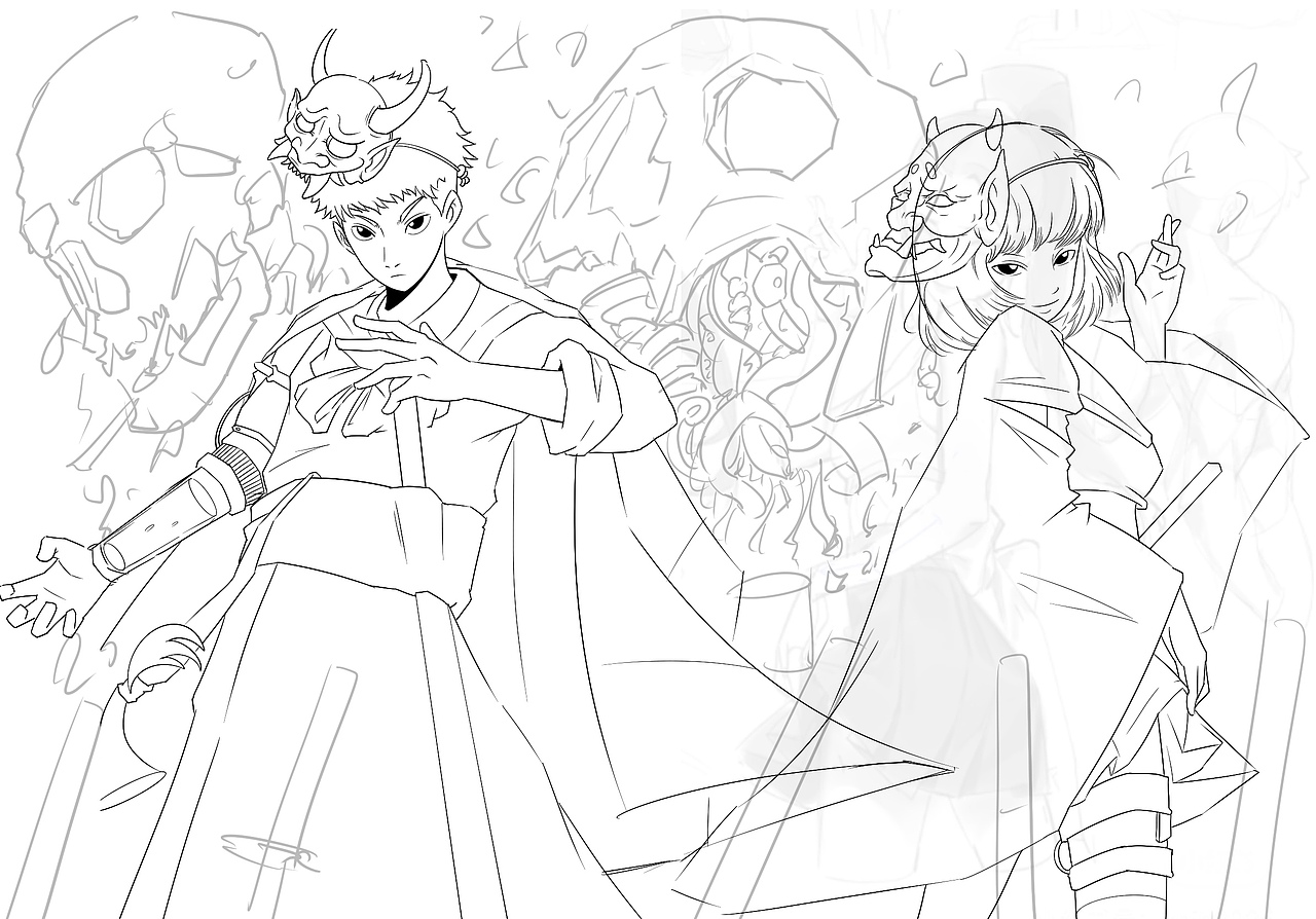 还没取（图ZMzIzMDYxNTc2） - 商业插画 - 站酷设计师别骂虎子啦原创素材 - 站酷ZCOOL