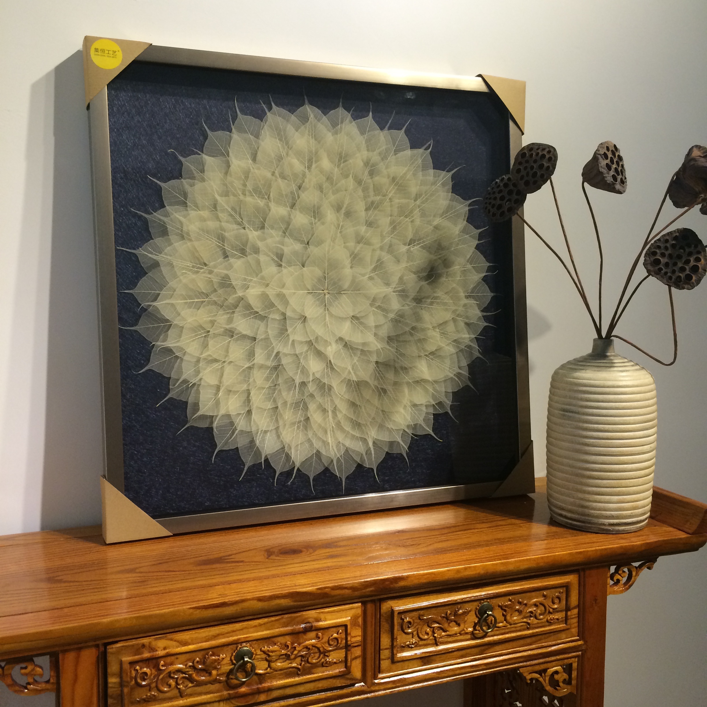 菩提叶 宁静的空间 智慧的指引 原创作品|手工艺|工艺品设计|集恒工艺