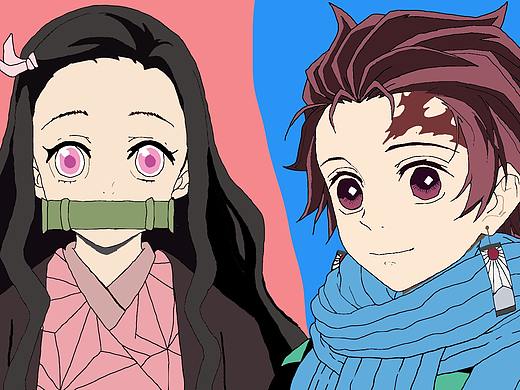 鬼灭之刃（个人主页-ZNTYwNTM5MDg=） - 创作习作 - 站酷设计师苏氏书航原创素材 - 站酷ZCOOL