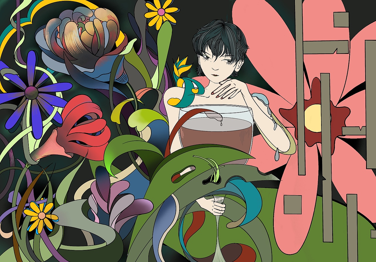 插画个人创作《选择》