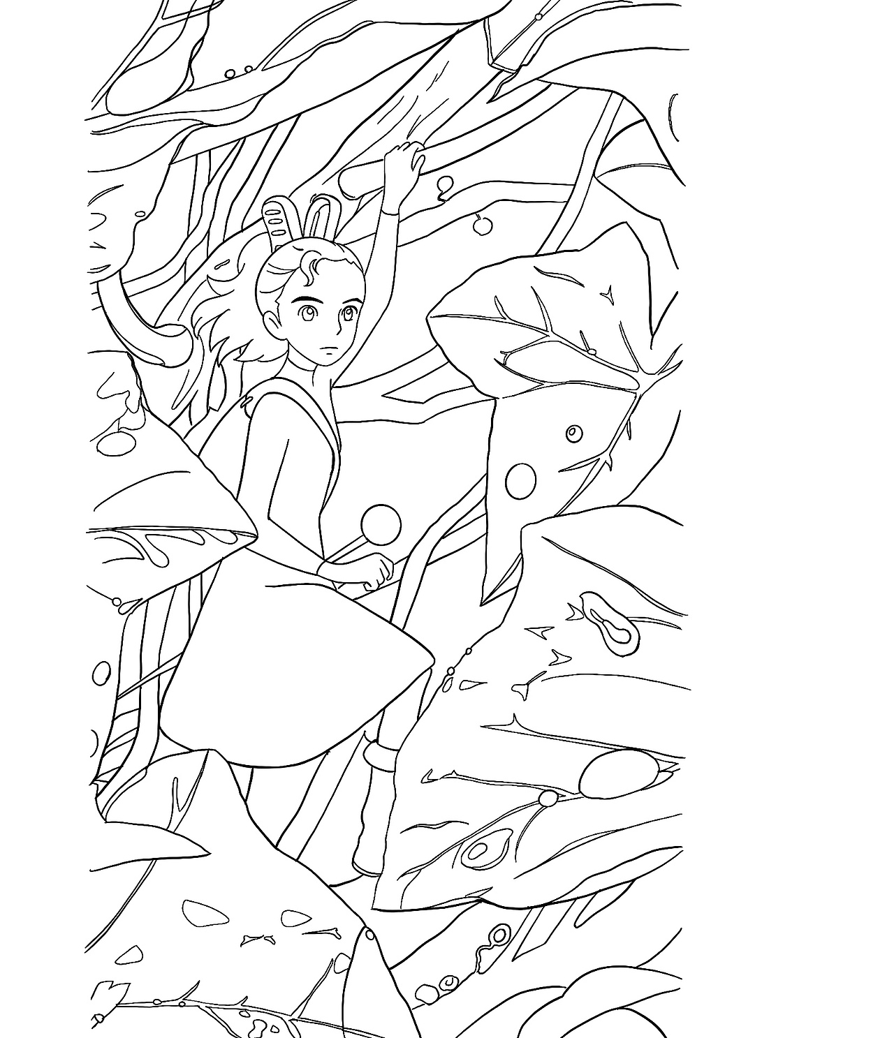 临摹《借东西的小人阿莉埃蒂》（图ZMjI2MDEwODM2） - 创作习作 - 站酷设计师Zora_Hao原创素材 - 站酷ZCOOL