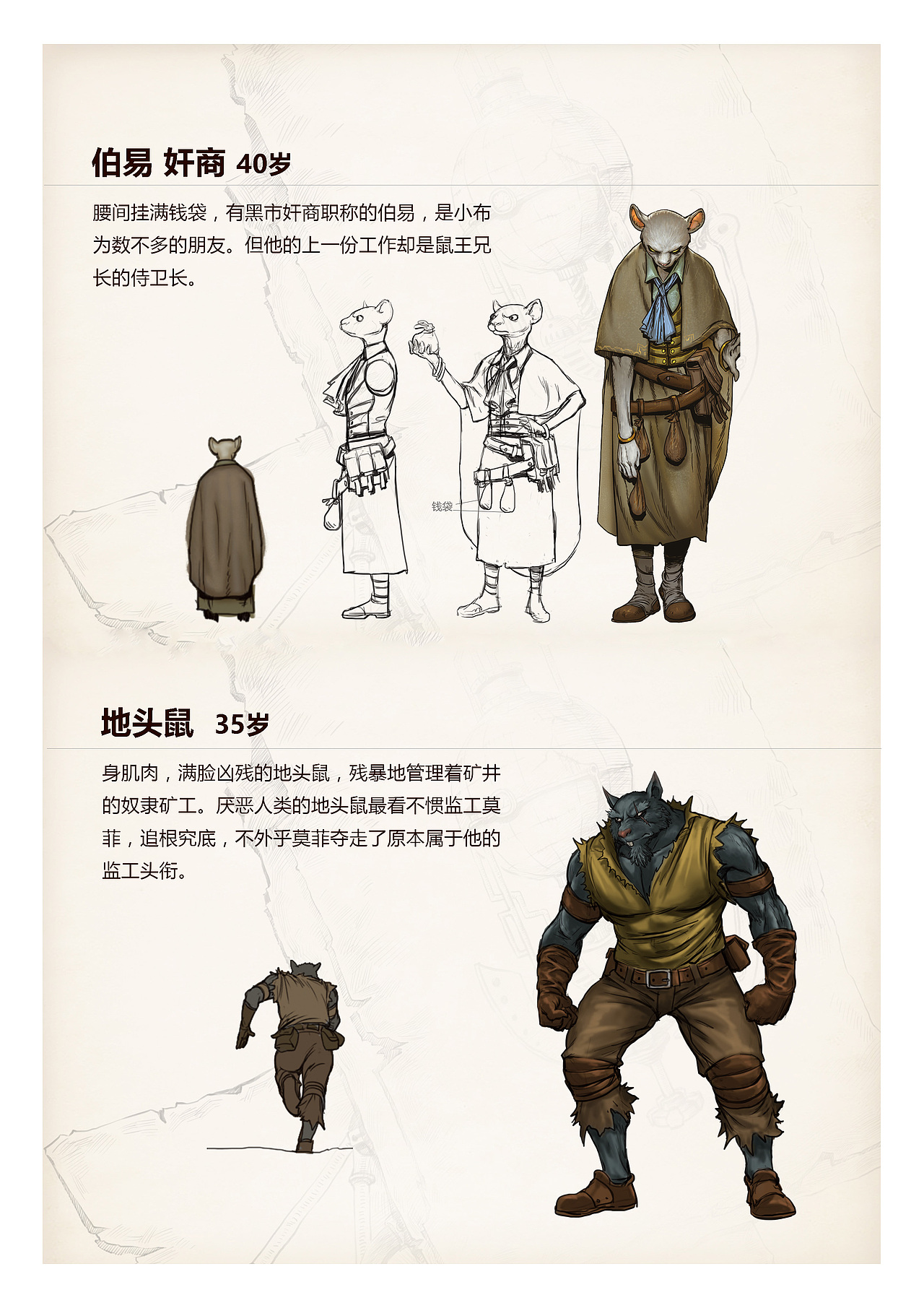 蒸汽世界——人物介绍