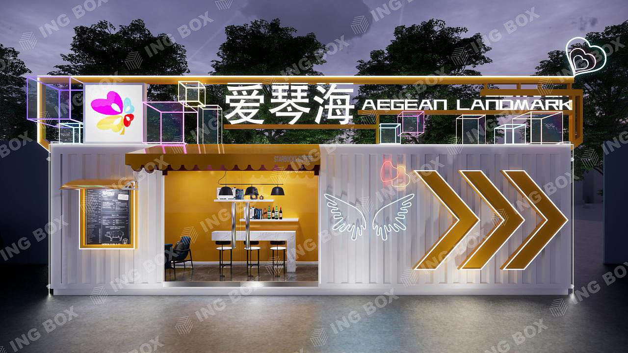 集装箱美陈（图ZMjMzNzA1NjY4） - 展陈设计 - 站酷设计师INGBOX原创素材 - 站酷ZCOOL