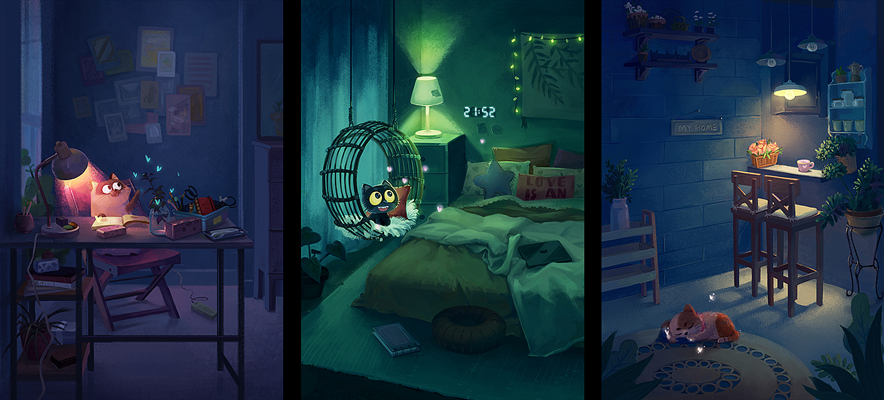 喵！HOUSE(第2弹)（图ZMTg2NjUwNTc2） - 创作习作 - 站酷设计师林矛矛原创素材 - 站酷ZCOOL