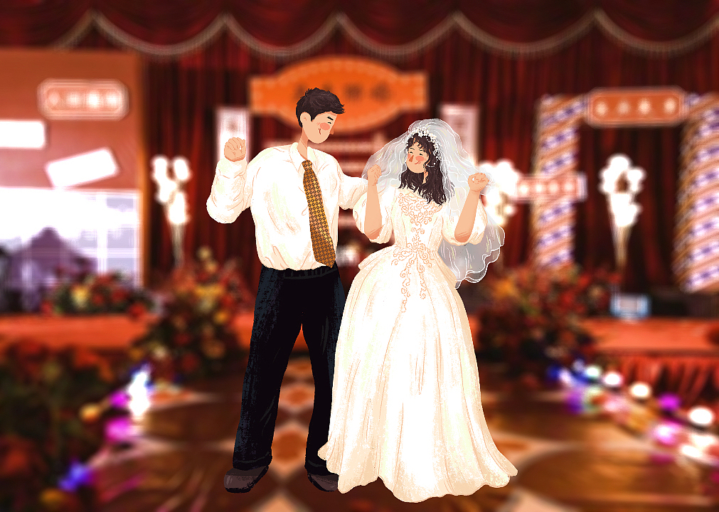 复古风手绘请柬（图ZMjk3NDcwMDI0） - 商业插画 - 站酷设计师雯啊洁原创素材 - 站酷ZCOOL