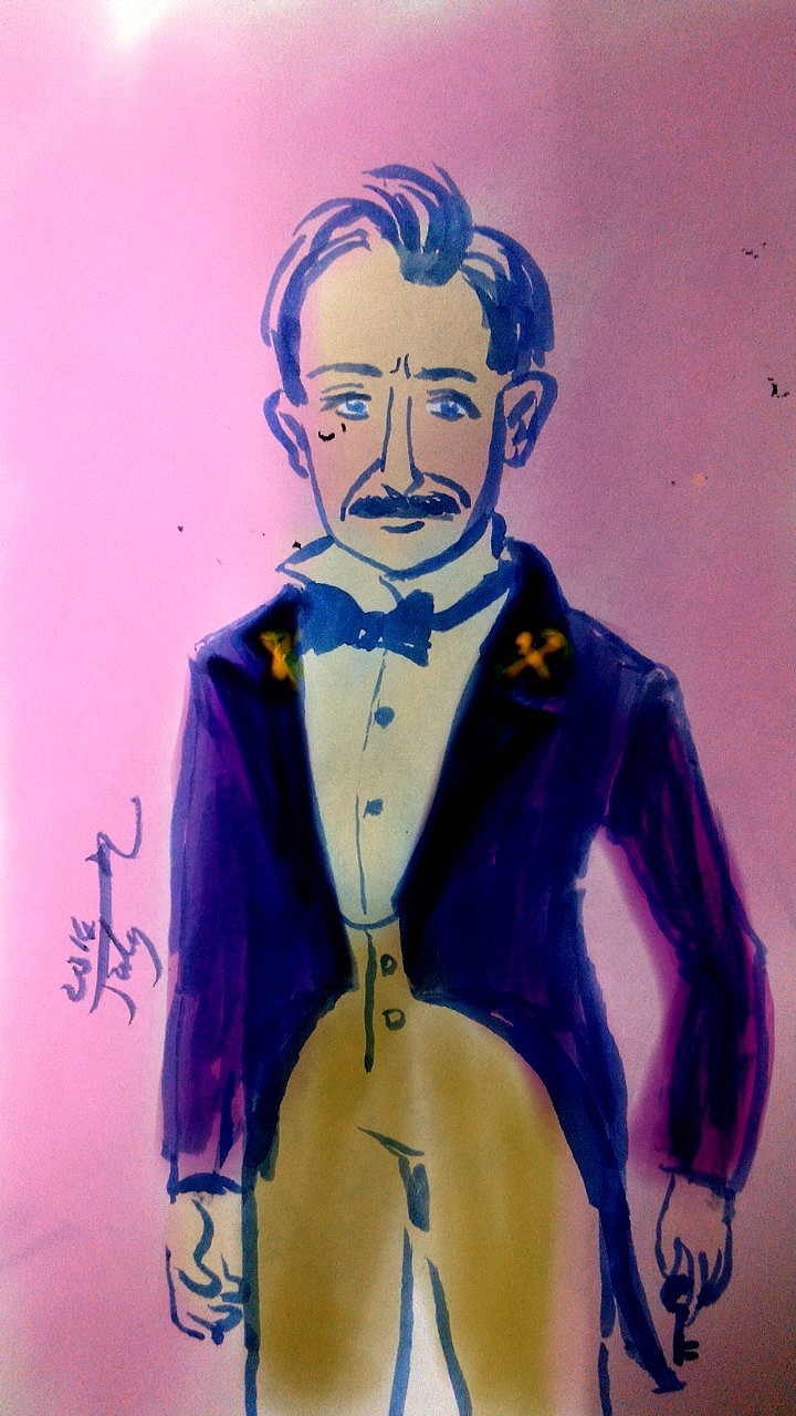 涂电影《布达佩斯大饭店》（图ZMzcyMzQ4MTY=） - 新锐潮流插画 - 站酷设计师袜子Eve原创素材 - 站酷ZCOOL