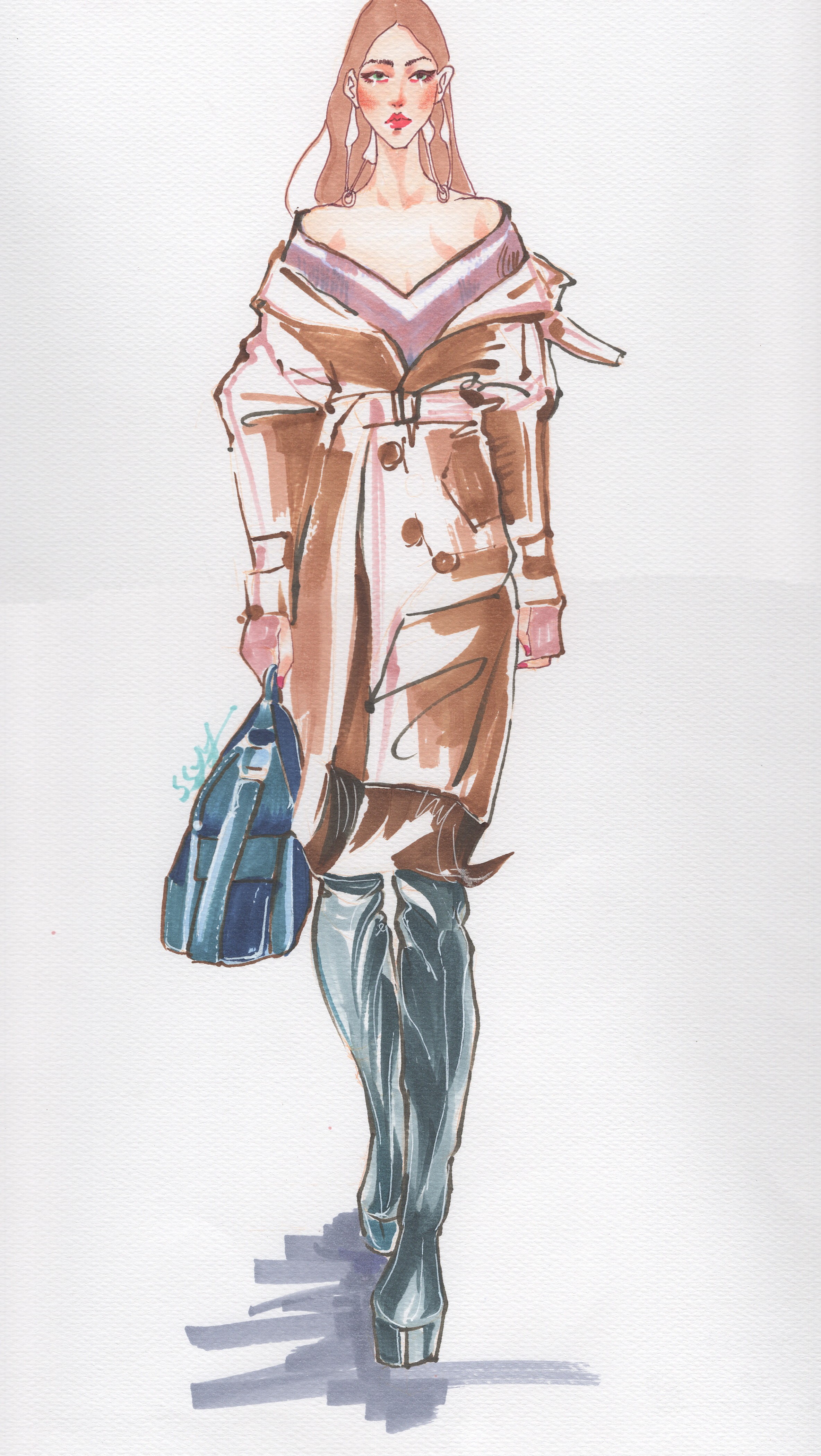 多张服装插图集合