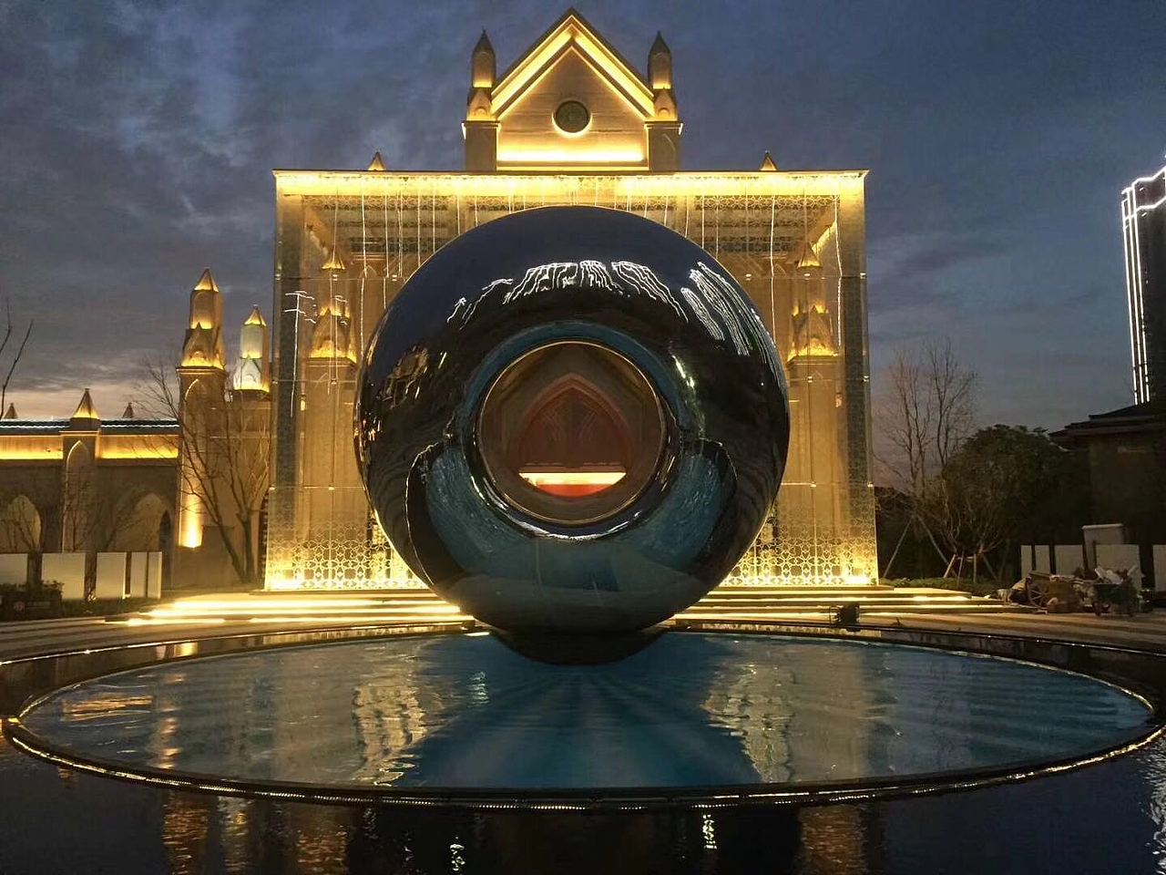 不锈钢水景雕塑 园林售楼处水景雕塑（图ZMjMxMjgwNDgw） - 工艺品设计 - 站酷设计师高档金属制品原创素材 - 站酷ZCOOL