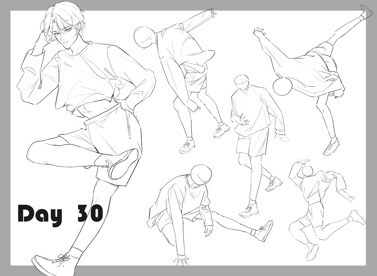 #速寫60天挑戰(zhàn)賽# Day30 @速寫班長（圖ZMjk1MDU5OTI0） - 創(chuàng)作習(xí)作 - 站酷設(shè)計(jì)師光城祭原創(chuàng)素材 - 站酷ZCOOL