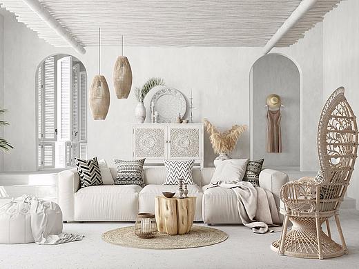 浪漫优雅的波西米亚风格设计