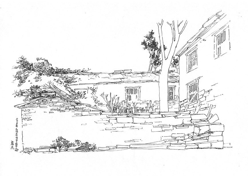 再回石板岩-水性笔速写（图ZMTU5NjA4OA==） - 绘画 - 站酷设计师76789285原创素材 - 站酷ZCOOL