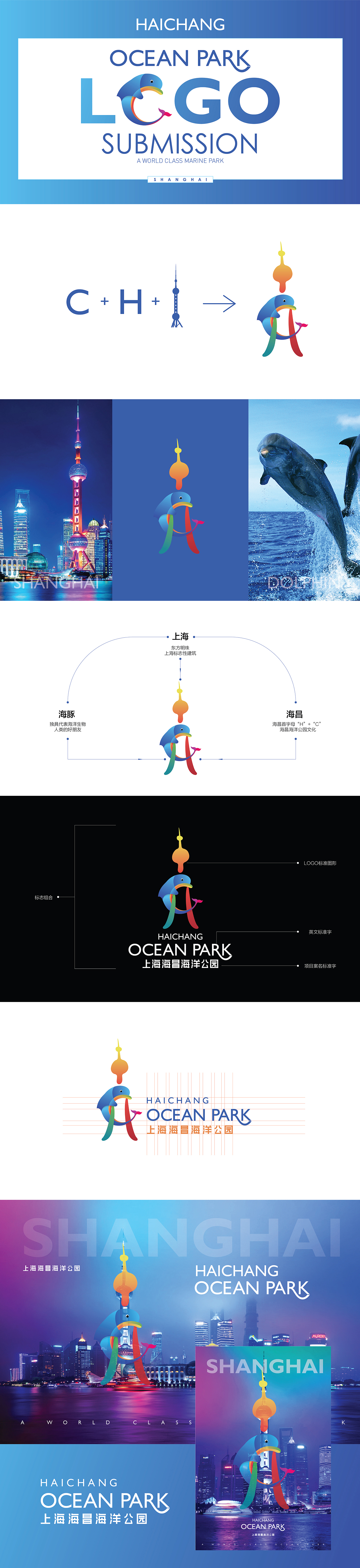上海海昌海洋公园LOGO设计方案二（图ZODk4MDMxNDQ=） - Logo - 站酷设计师易建成原创素材 - 站酷ZCOOL