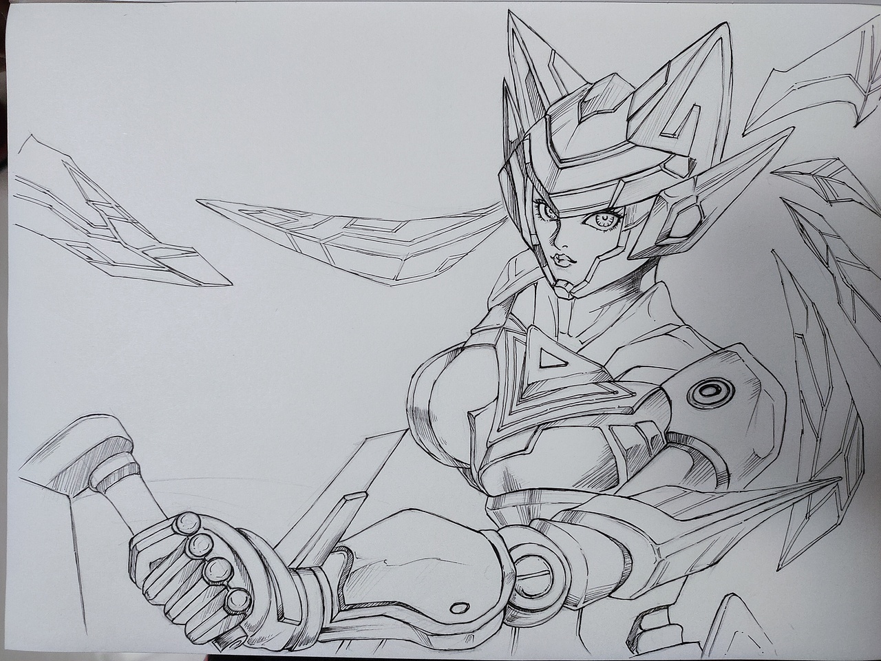 马克笔上色作品