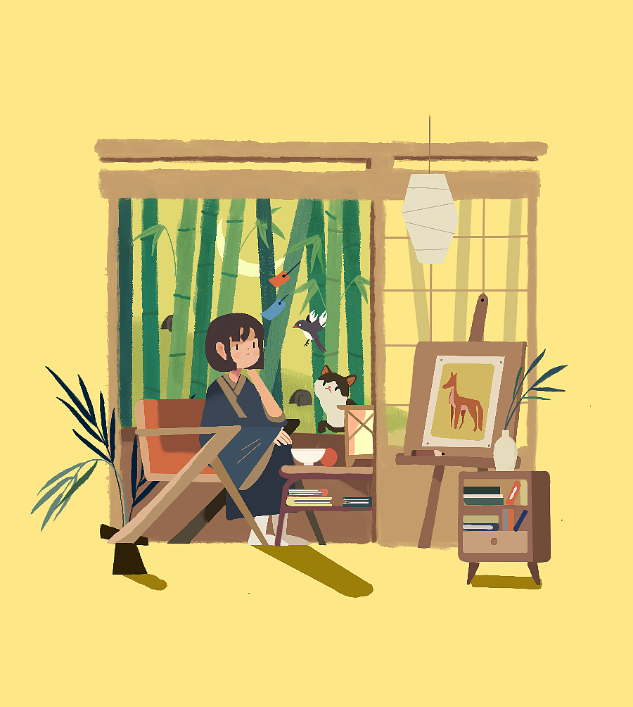 饭太稀fan作品临摹|插画|艺术插画|montague沃king - 临摹作品