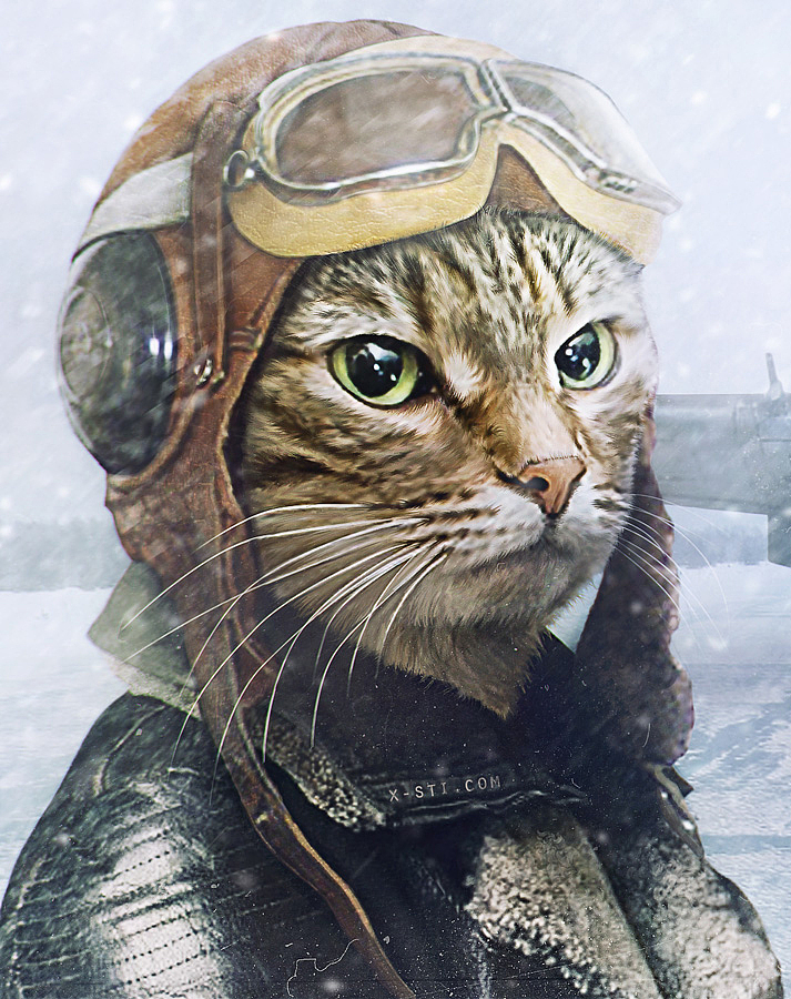 Cat-Pilot（图ZMTQ5ODk5NTky） - 创作习作 - 站酷设计师xsti原创素材 - 站酷ZCOOL