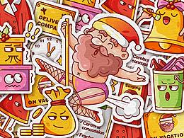 《圣誕老人的私密日記大公開》\趣味故事網(wǎng)格插圖設(shè)計