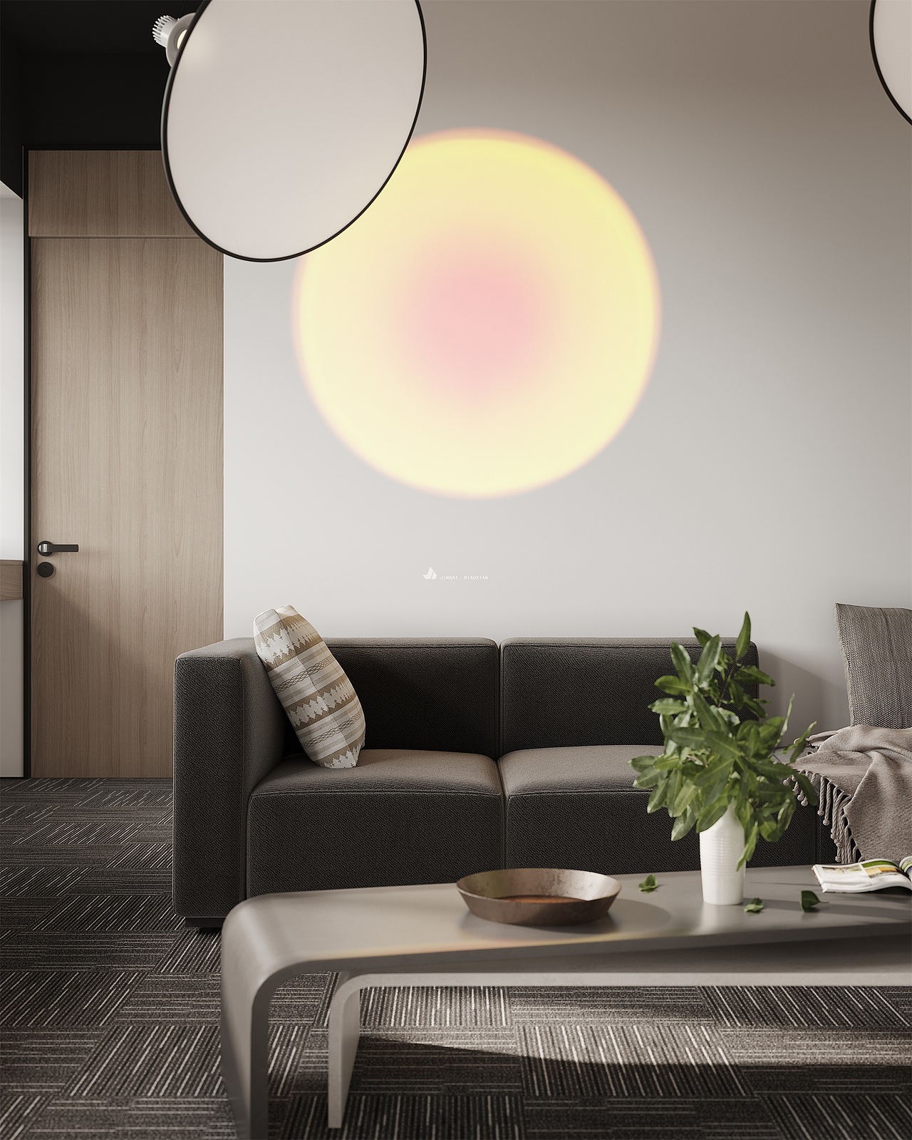 朱总会议室（图ZMjUyMzM4NDU2） - 家装设计 - 站酷设计师金该效果图官方账原创素材 - 站酷ZCOOL