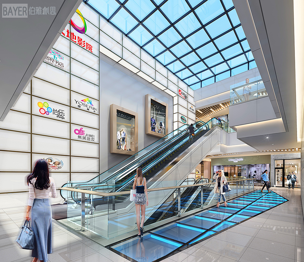 购物中心设计案例之深圳金洪观荟里（图ZMjUzNjU3NTk2） - 商业空间设计 - 站酷设计师伯雅创思设计原创素材 - 站酷ZCOOL