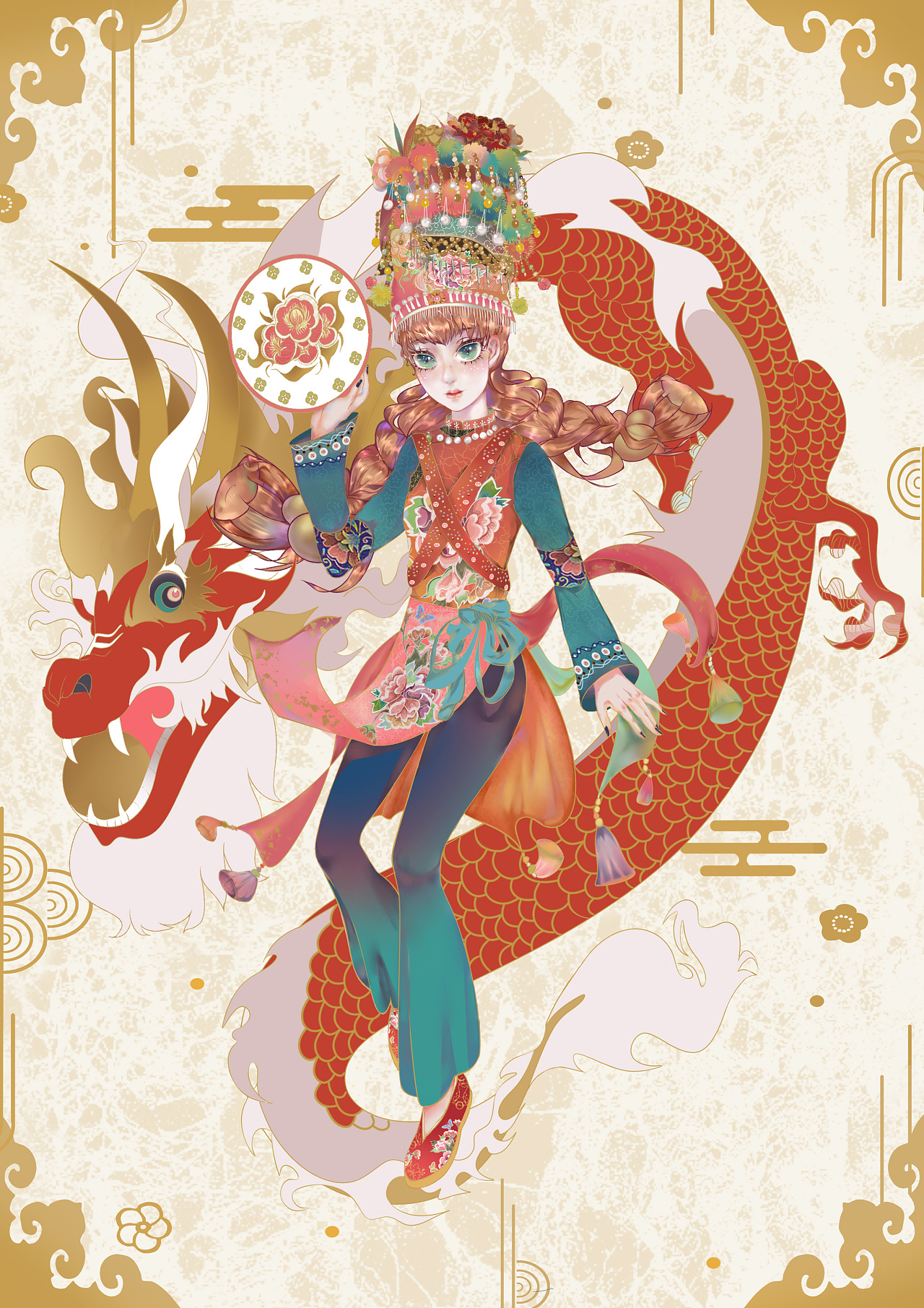 东山彝族|插画|创作习作|zoe夜猫 - 原创作品 - 站酷 (zcool)