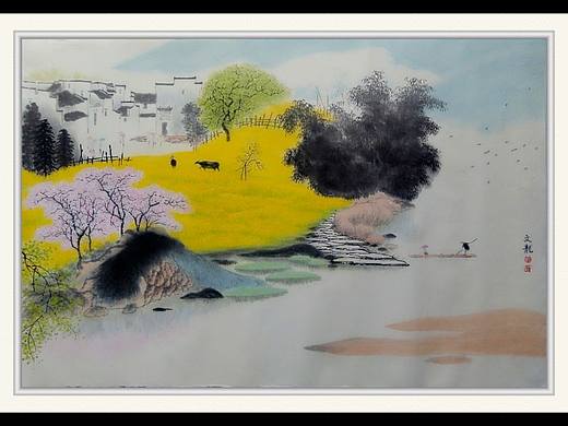 【售】《徽州记游图》（个人主页-ZNjgwODQyMDA=） - 绘画 - 站酷设计师江周原创精品原创素材 - 站酷ZCOOL