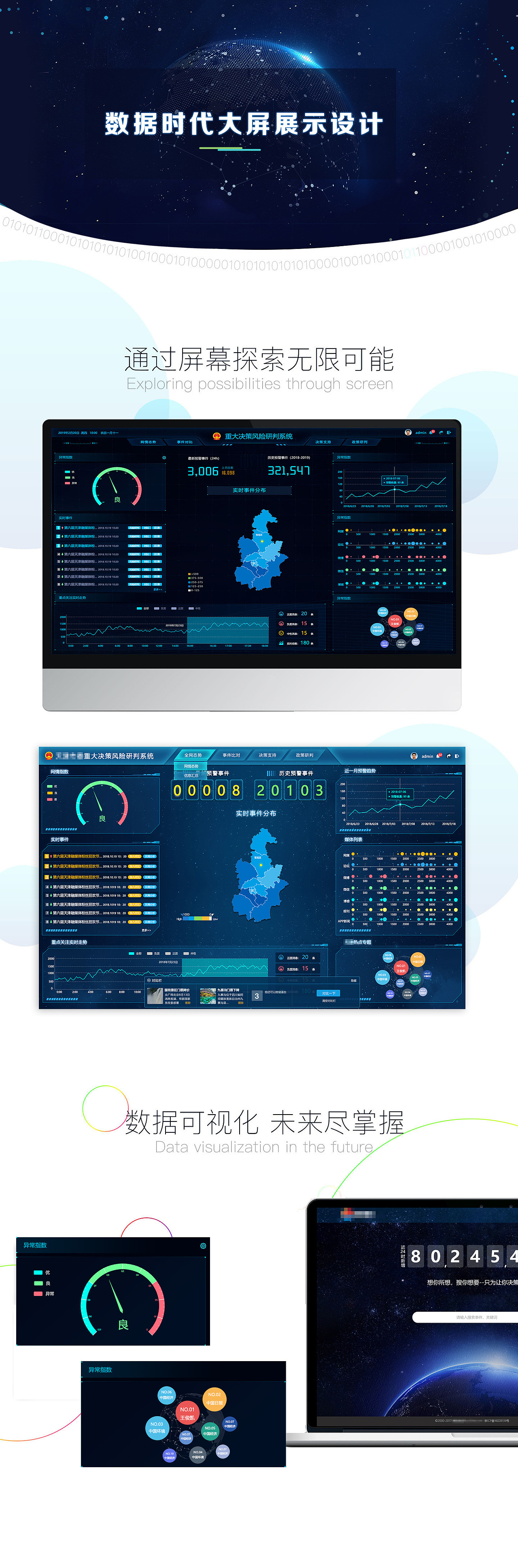 大数据驾驶舱展示