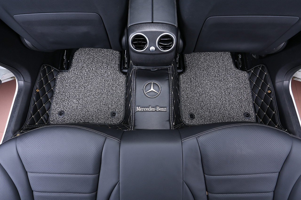 汽车脚垫拍摄 奔驰专用脚垫拍摄 原图无修