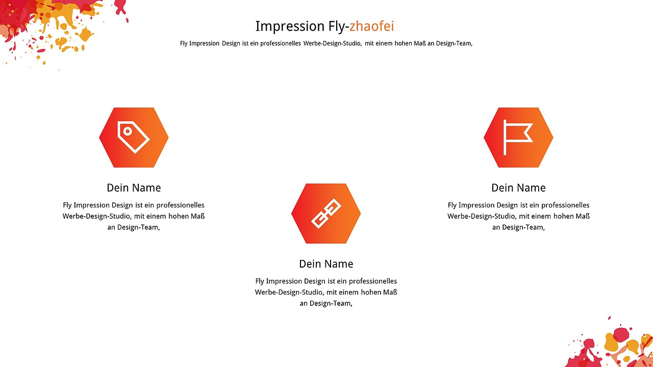 墨迹商务通用PPT模板
