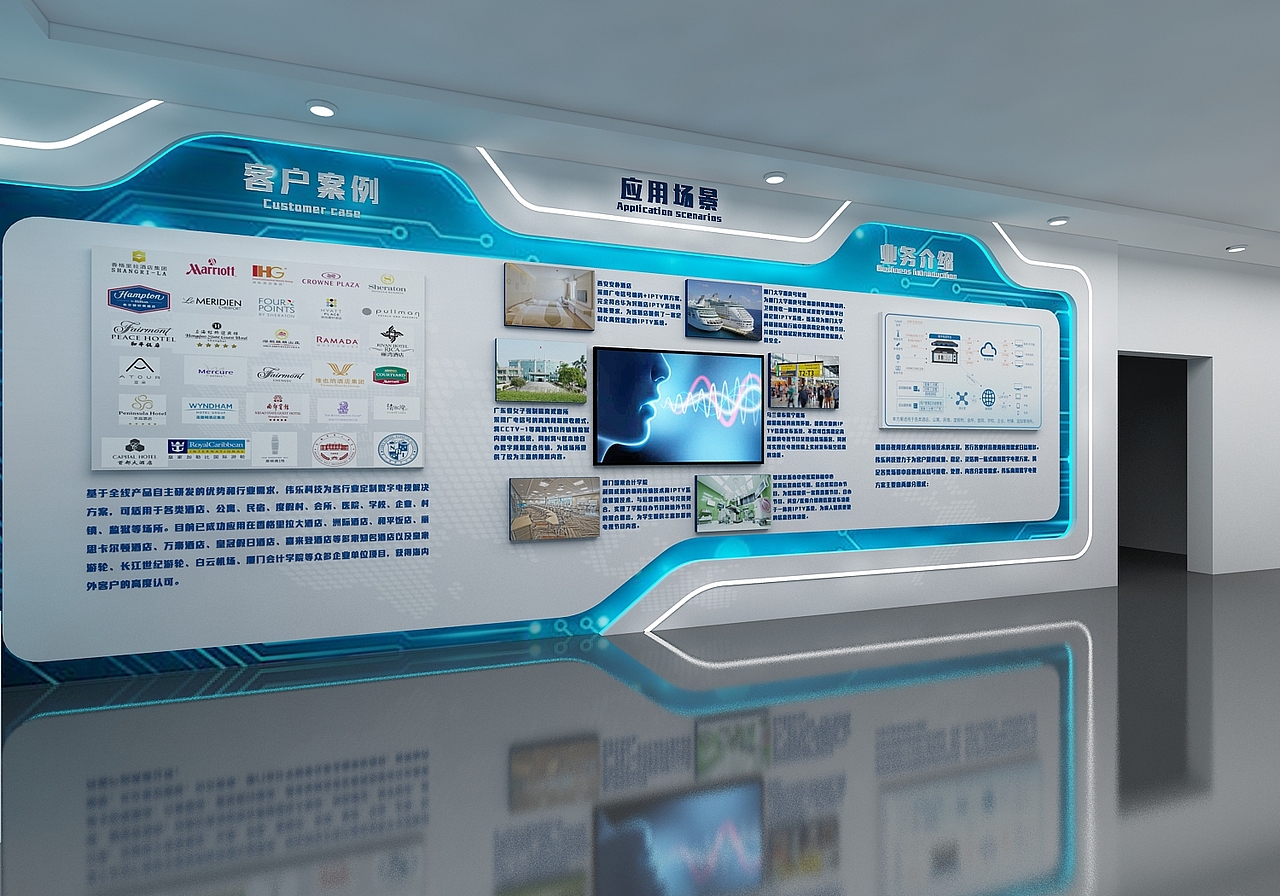 展厅墙面造型设计