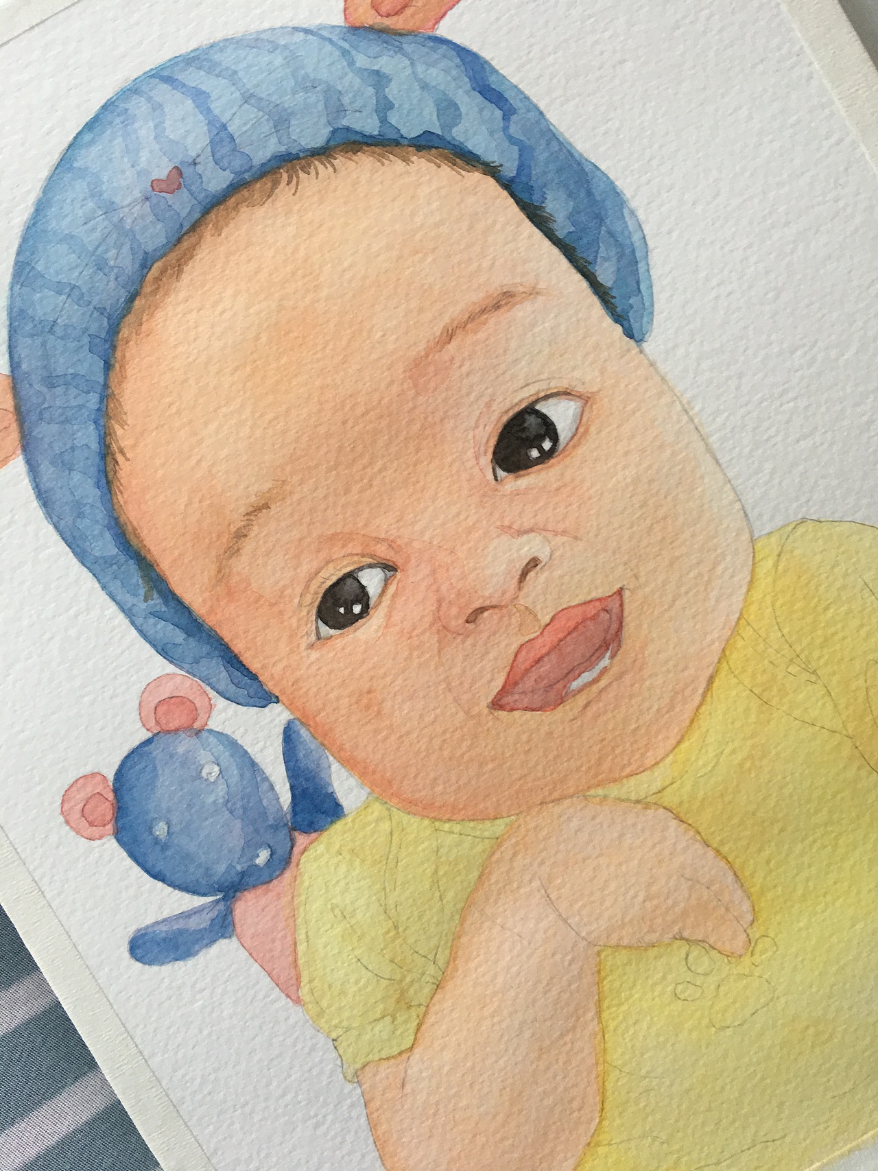 【水彩手繪】水彩肖像訂制-已商用（圖ZMjI1NzQwNTUy） - 商業(yè)插畫 - 站酷設(shè)計師北極以北821015原創(chuàng)素材 - 站酷ZCOOL