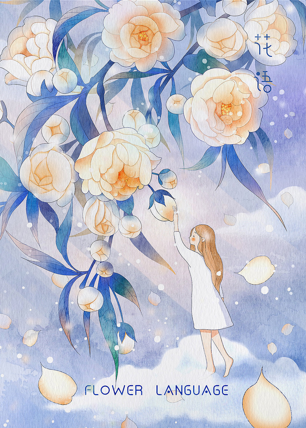 花语系列插画