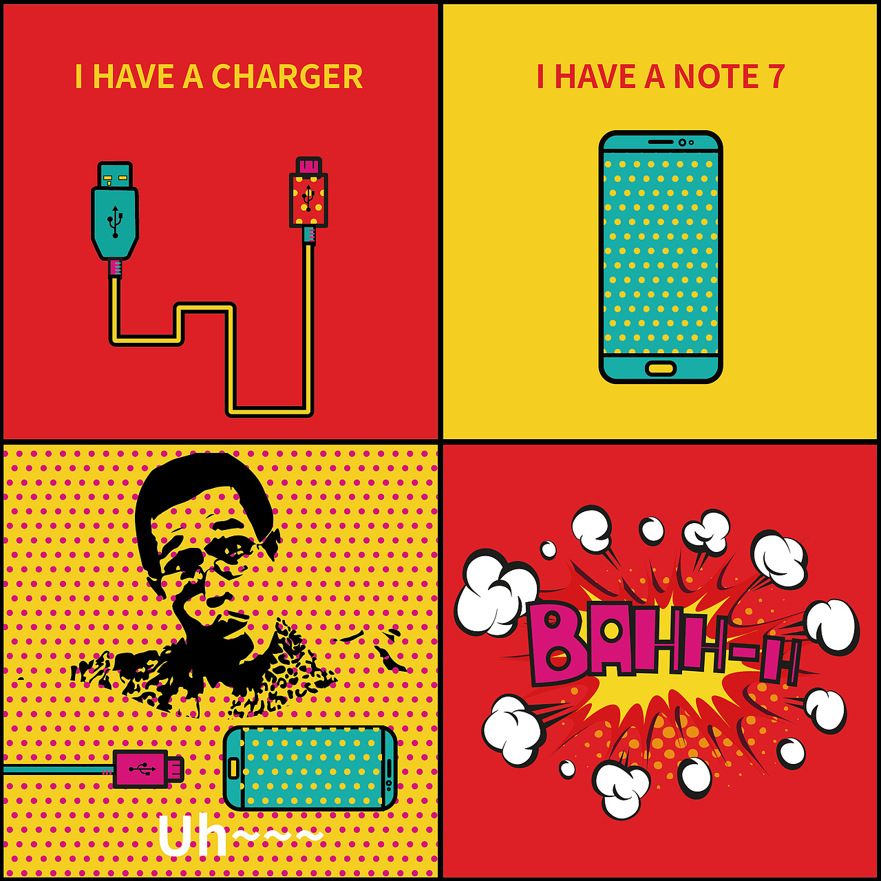 手机爆炸事件（图ZOTg5NTU4ODQ=） - 图案 - 站酷设计师Jiaweiga原创素材 - 站酷ZCOOL