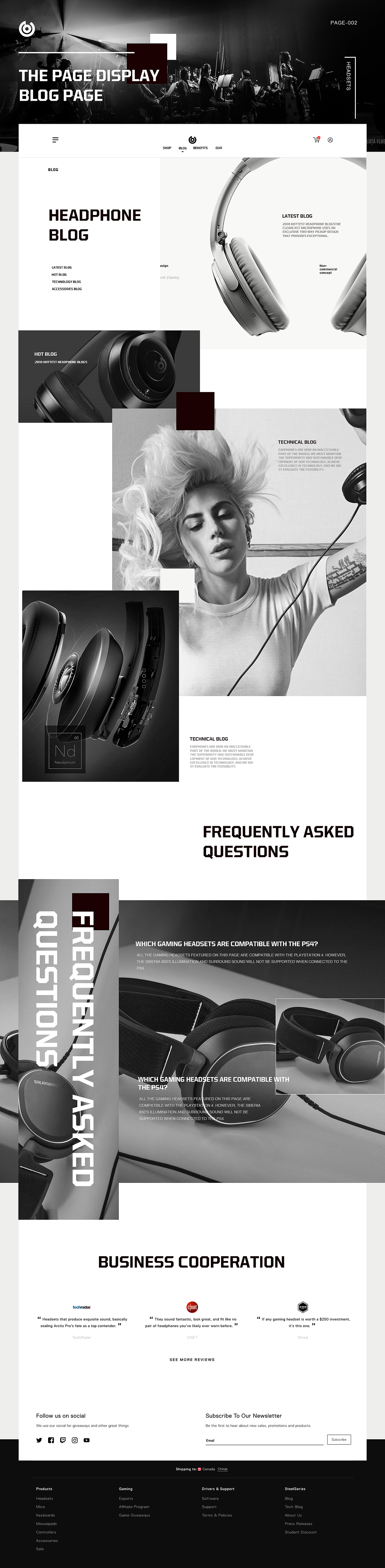 企业网站学习steelseries网站改版（图ZMTA4NDY3NzIw） - 企业官网 - 站酷设计师SunLmy原创素材 - 站酷ZCOOL